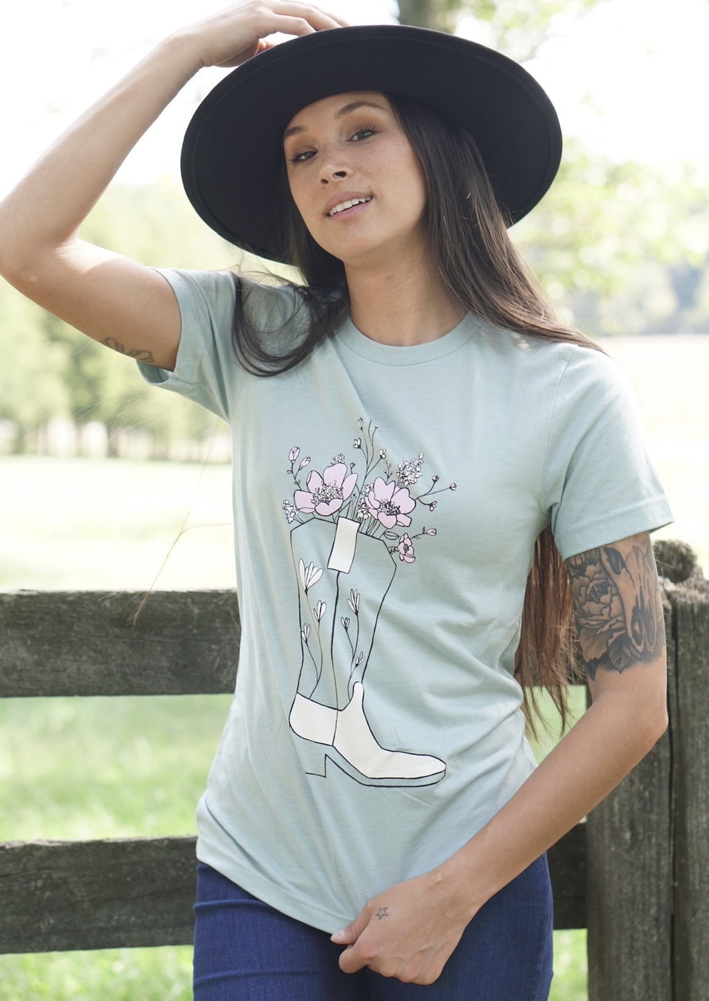 Boots & Bouquet’s Graphic Tee